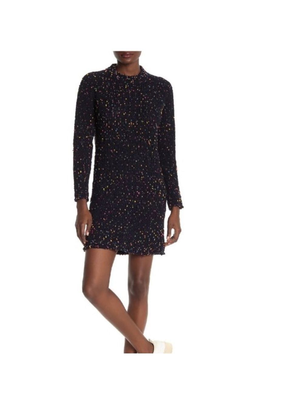 Cotton Emporium Cozy Speckled Sweater Dress